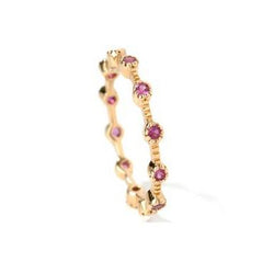 18k Gold Ruby Stackable Ring