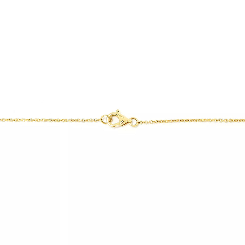 14k Yellow Gold Diamond and Multi Gems Station Necklace