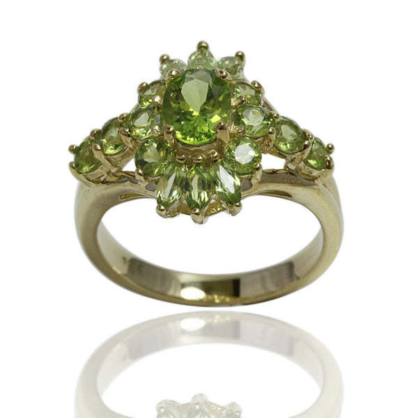 10k Gold Peridot Ring