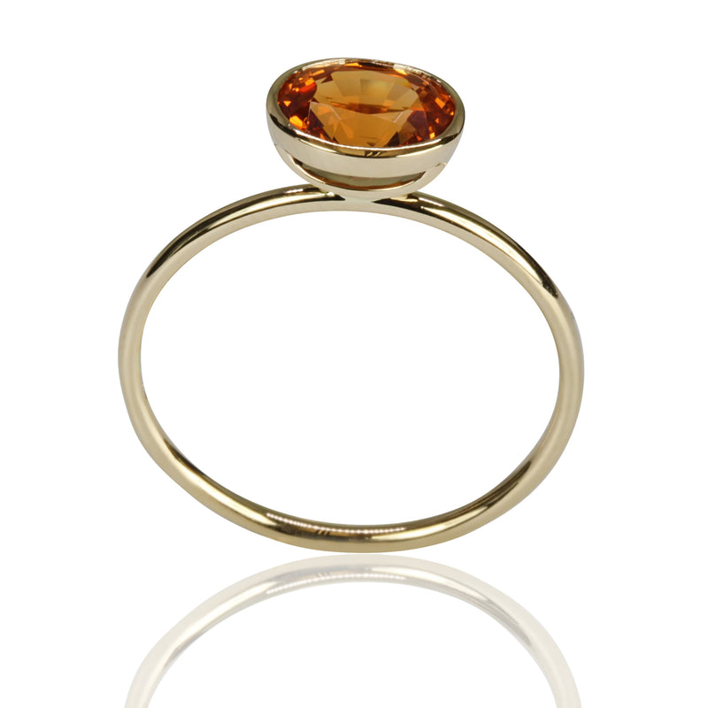 14k Gold Spessartite Ring