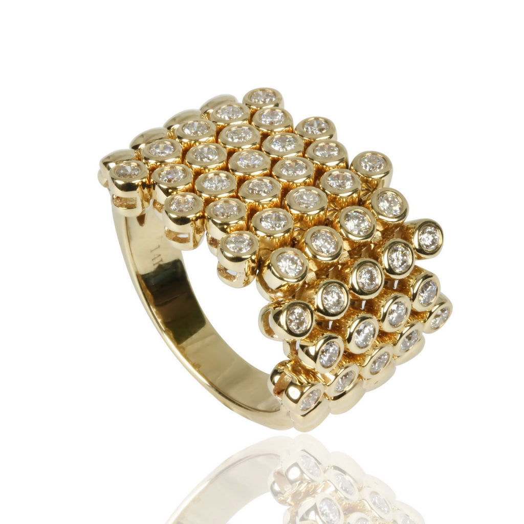 【R&B】Sonya 14k Gold 1tcw Flex Ring – Sonia B Designs