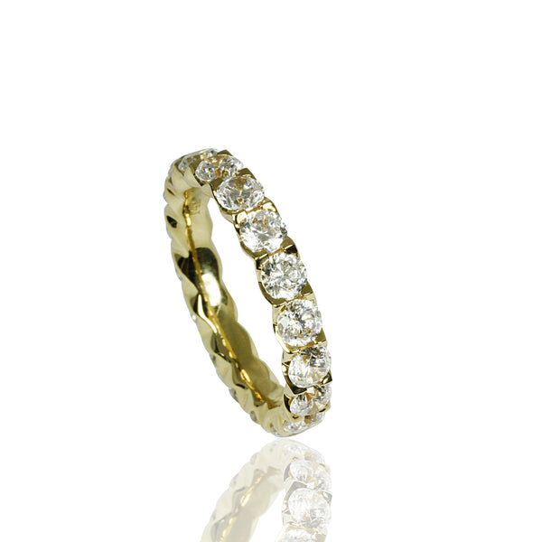 14k Gold Eternity Band