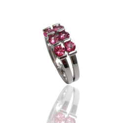 14k Gold Pink Spinel 6 Stone Ring