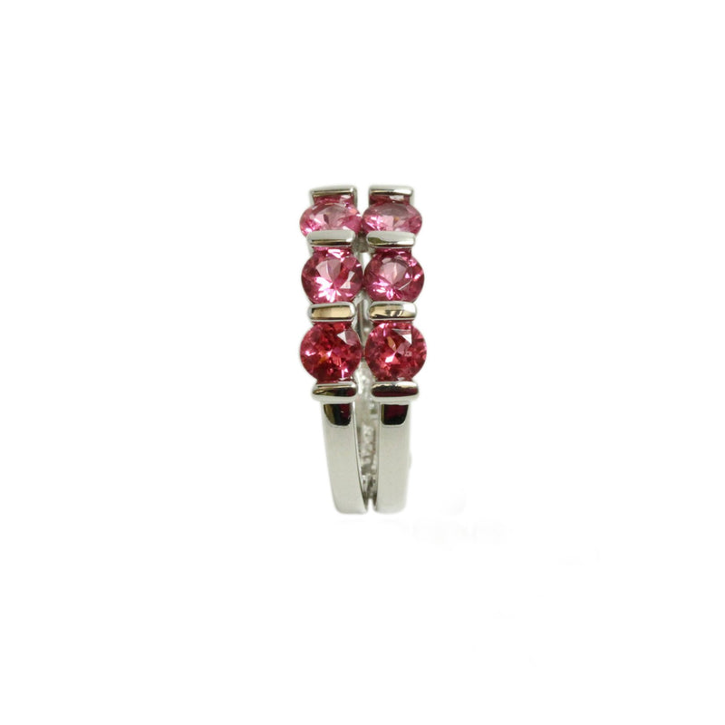 14k Gold Pink Spinel 6 Stone Ring