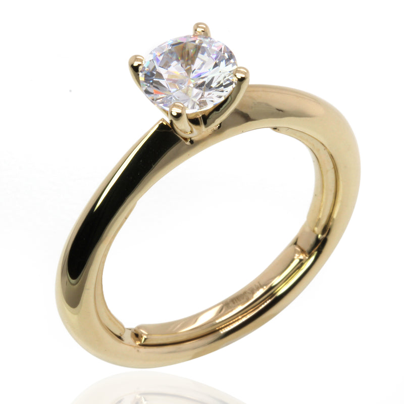 14k Gold Classic Everfit Engagement Ring